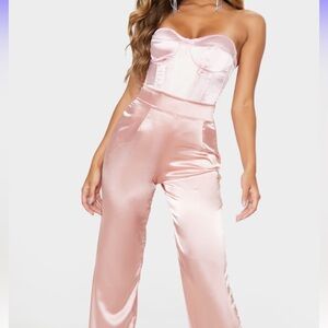 Satin Pink Corset
